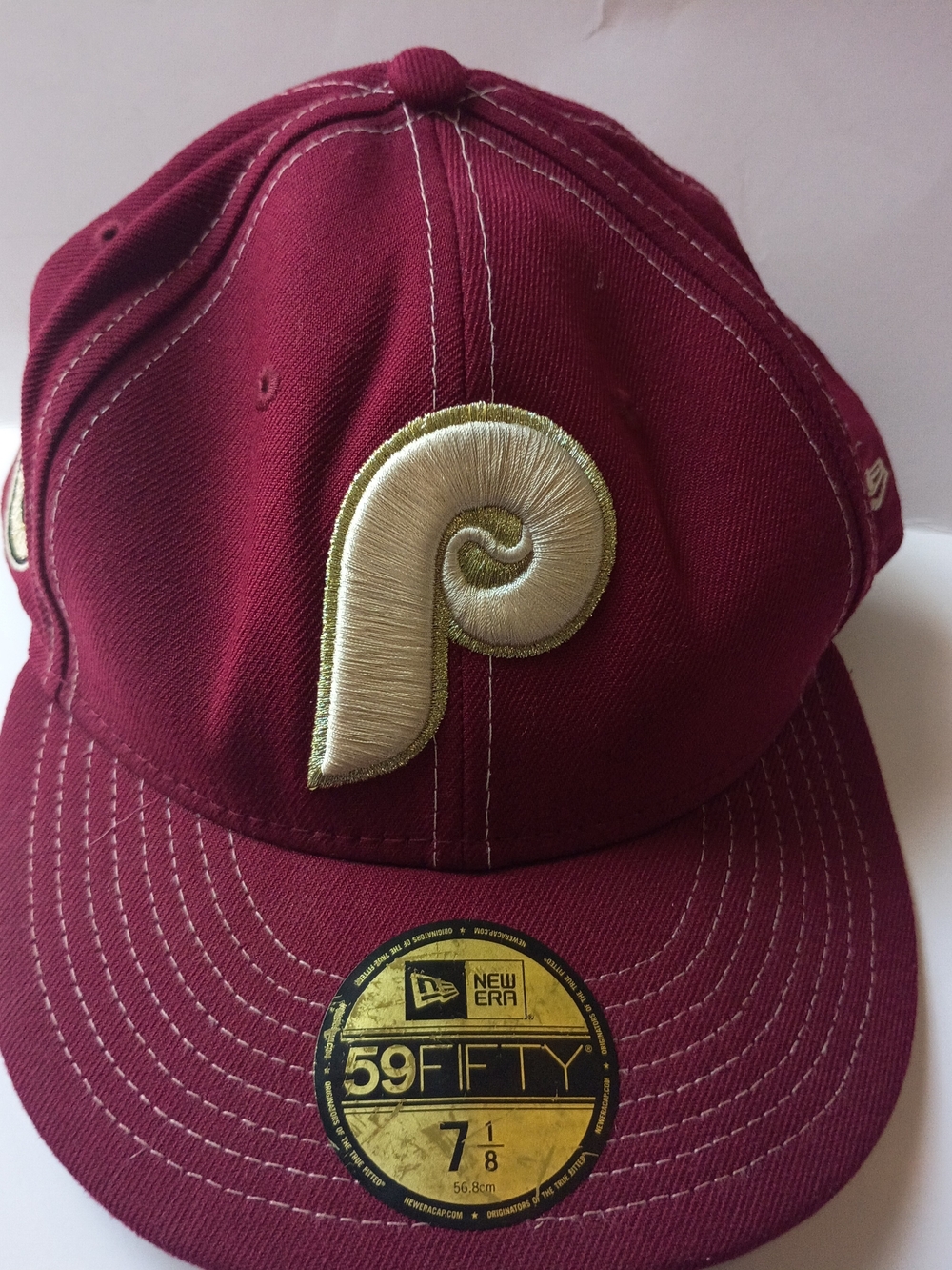 New Era Men's Maroon 59FIFTY Fitted Cap